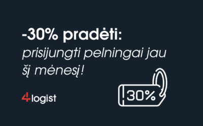 Specialus pasiūlymas naujiems klientams: sutaupykite 30 % nuo pirmojo mokėjimo!